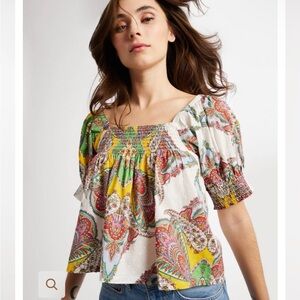 Millie CARO TOP IN KALEIDOSCOPE Size XS